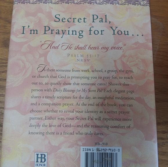Daily Blessings for My Secret Pal: Devotions to Share with Your Special Friend - Picture 3 of 3